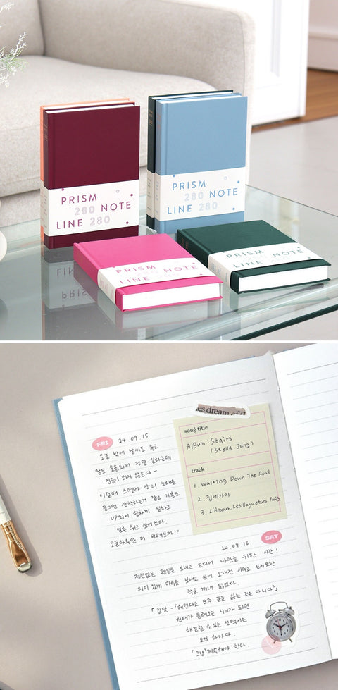 PRISM 280 Line Notebook [5colors]