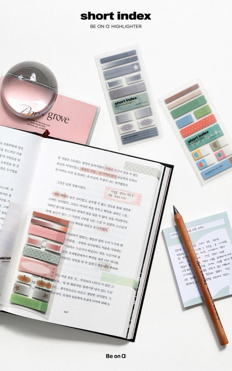 Short Index Sticky Notes [3types] | Bookmark