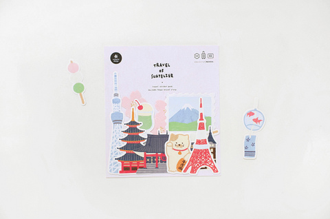 Planner Seal Stickers [1528 Tokyo travel diary]