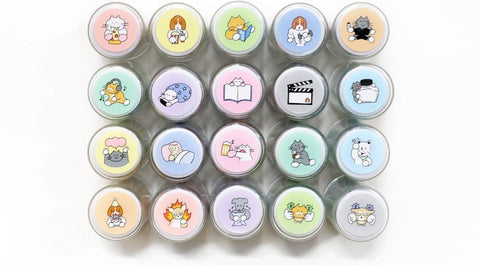 Round and round Diary Deco Stamp [20types]