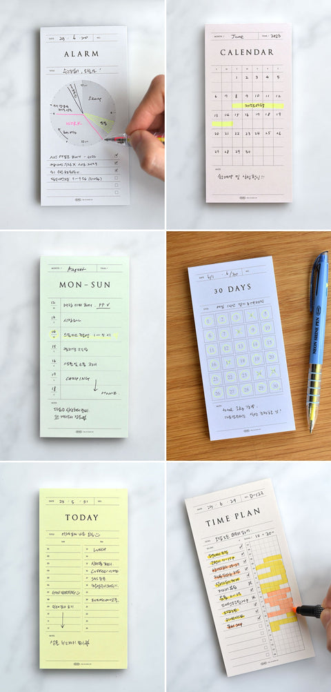 Pop-up Memo Pad Sign [24types]