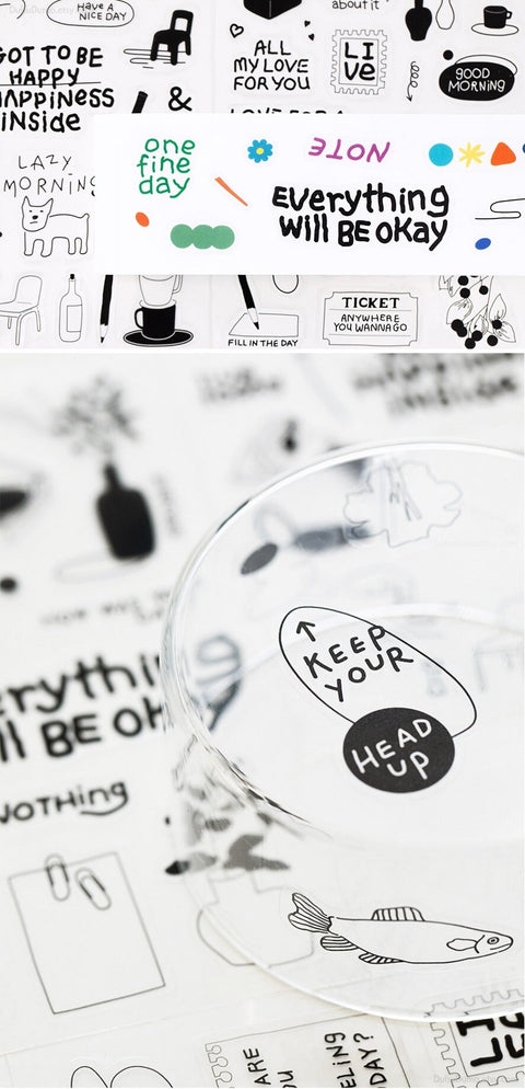 LIFE&PIECES Sticker Collection Pack [3types] | 6sheets