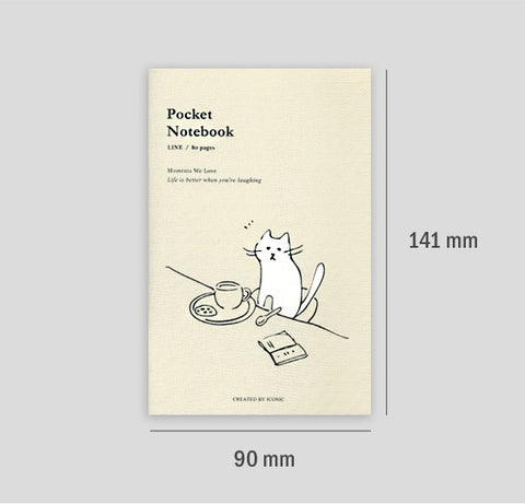 Pocket Notebook v.2 _ Line [4types]