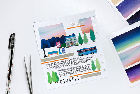 Background Sky Sticker Set | 10sheets