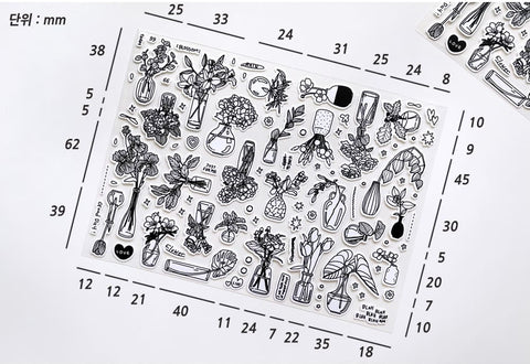 Vase Line Seal Sticker | Deco Sticker