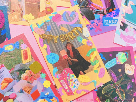 Twinkle Deco Sticker [Ribbon Confetti]