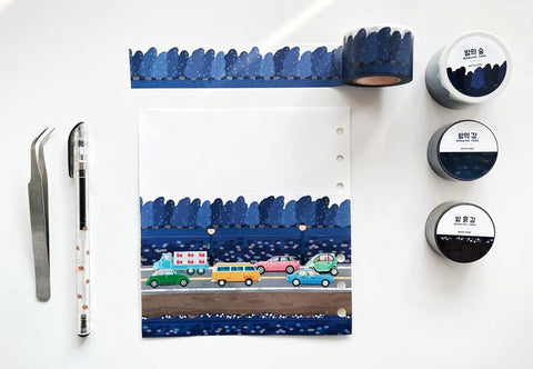 Masking Tape 30mm [Forest at Night]