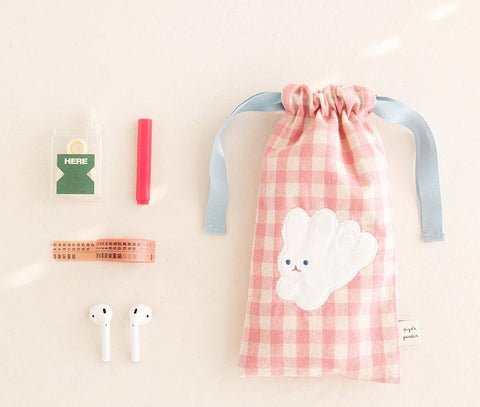 Piyo Check Pencil Pouch [4colors]