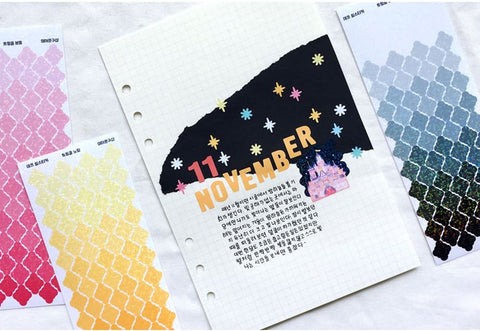 Deco Seal Sticker _ Twinkle [6colors] | Planner Deco Sticker