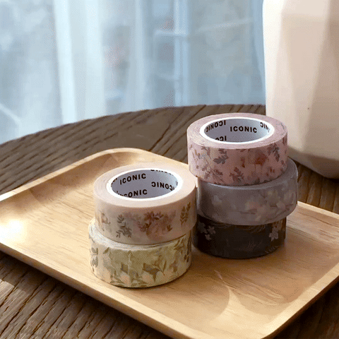 FLOWER Masking Tape [6types]