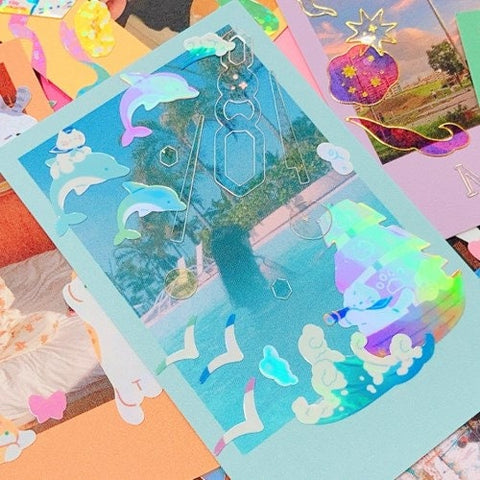Twinkle Deco Sticker [Sailing] | Dolphin