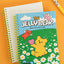 Twin Ring Grid Notebook - 05 Jelly Bear