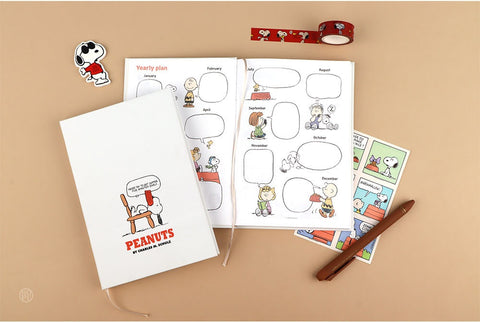 Peanuts Undated Monthly Diary | Snoopy Monthly Planner