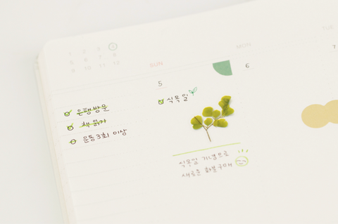 Pressed Flower Sticker [Adiantum] | Printed Dried Flower Sticker