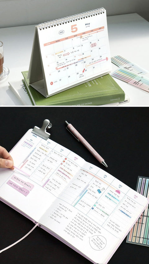 Index Long Highlighter Blur Sticky Notes [2types]