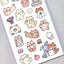 Cheek-red Cat Seal Sticker