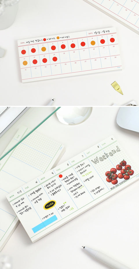 A5 Flat Notepad S [4types]