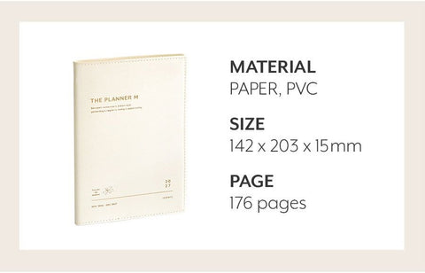 2027 The Planner M Weekly Planner [4colors]