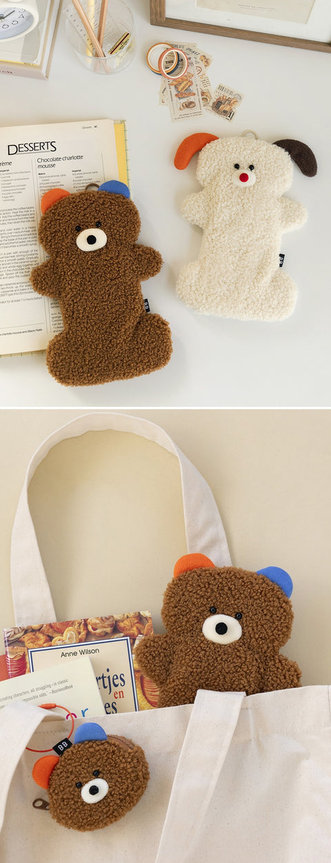 Brunch Brother Fluffy Pencil Case [4types]