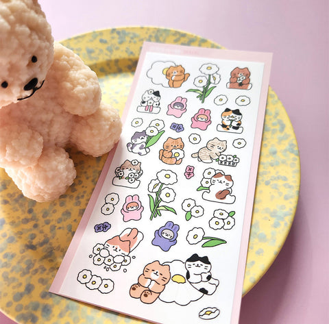 Daisy Seal Sticker | Kitty