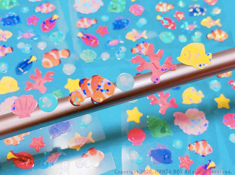 Twinkle Deco Sticker [Tropical Fish]