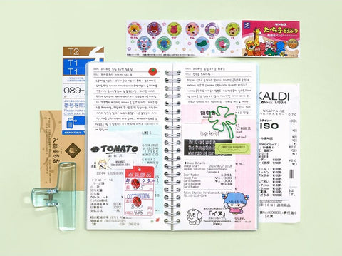 Catch Your Days Pocket Ticket Notebook [4types] | Archiving Notebook | Storage