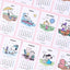 2026 Peanuts Snoopy Sticker Calendar