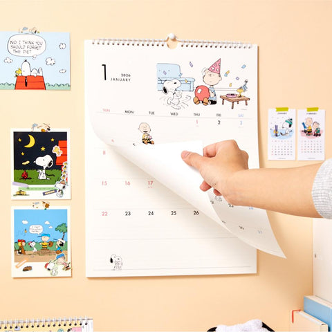 2026 Peanuts Snoopy Wall Calendar