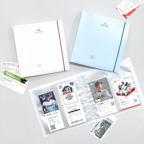 Catch Your Days Pocket Ticket Notebook [4types] | Archiving Notebook | Storage