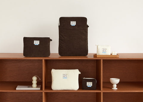 Coi Corduroy Flat Pouch [2colors] | Daily Pouch