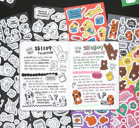 Everyday Drawing Sticker Pack | 6sheets