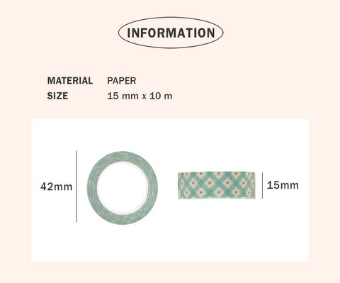 PATTERN Masking Tape [8types] | check. terrazzo