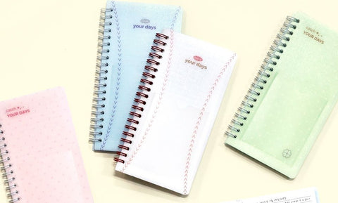 Catch Your Days Pocket Ticket Notebook [4types] | Archiving Notebook | Storage