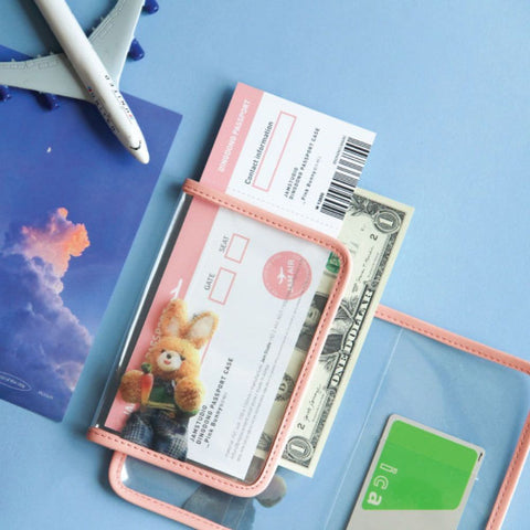 Ding Dong Passport Cover [3colors] | Transparent Passport Pouch