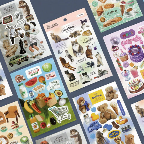 Just Object Sticker Pack | 6sheets