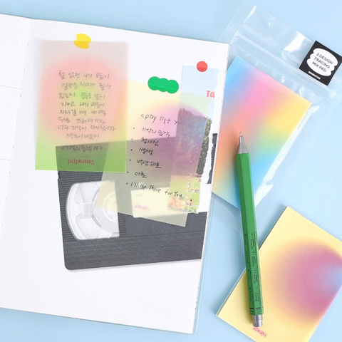 Tracing Gradation Mix Memo Pad [4types]