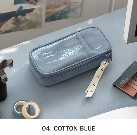 ICONIC Cottony Grand Pen Pouch [6colors] | Pencil Case