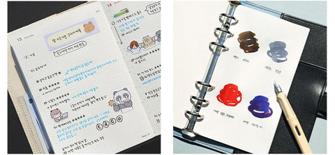 A5 Satin Notebook M70 [3colors] | Line & Grid Notebook