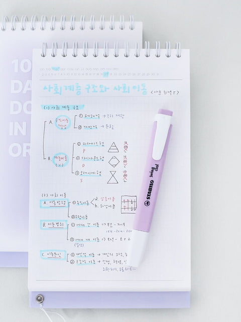 Do Weekly Daily Planner 100Days [4colors] | Desk Study Planner