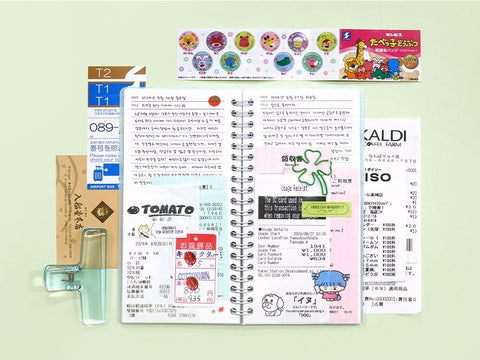 Catch Your Days Pocket Ticket Notebook ver.2 [6types] | Archiving Notebook | Storage