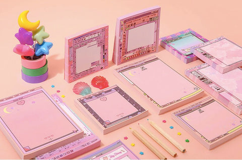 Moonlight Let's Draw Memo Pad S