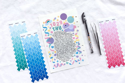 Deco Seal Sticker _ Twinkle [6colors] | Planner Deco Sticker