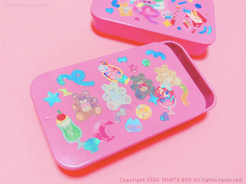 Twinkle Deco Sticker [Fluffy Bear Brown]