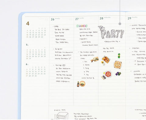2027 Weekly Planner XL A4 [8colors] | Notable Memory Extra Large Weekly Diary