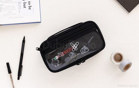 momossi Window Carrier Pencil Case v.1 [4colors] | Pen Pouch