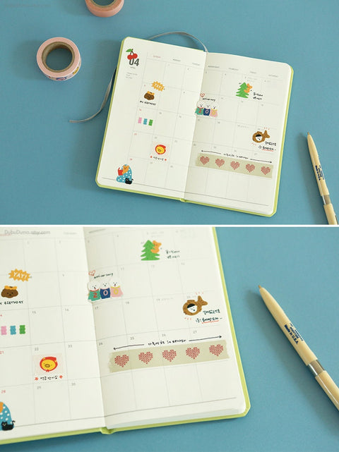 Planner Stickers [07 Jelly Bear]