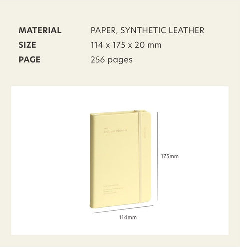 2027 Brilliant Daily Planner [7colors] | Daily Diary