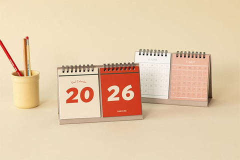 2026 Dual Desk Calendar