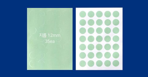 Transparent Basic Circle Sticker Pack | 6sheets