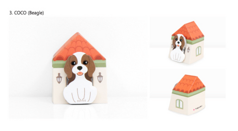 Puppy House Sticky Notes [4types]